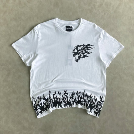 Bubb’e White/ Black Oversized Graphic T-Shirt