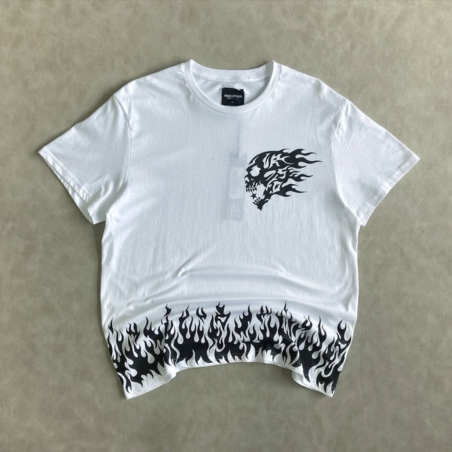 Bubb’e White/ Black Oversized Graphic T-Shirt