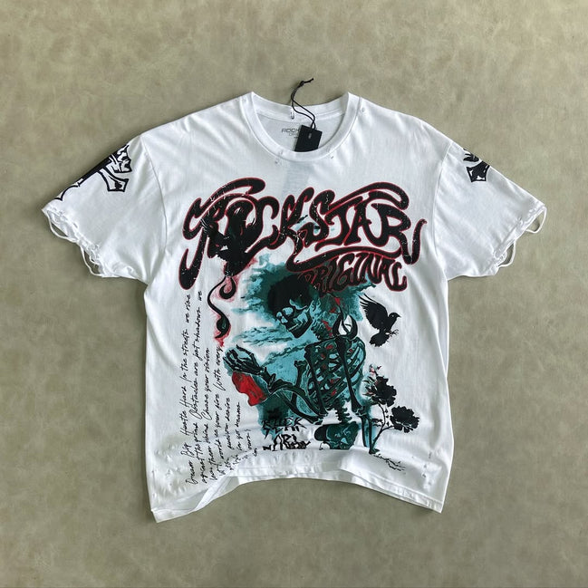 Danby White Graphic Oversized T-Shirt