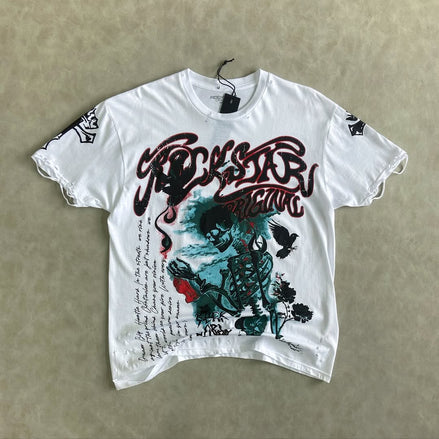 Danby White Graphic Oversized T-Shirt