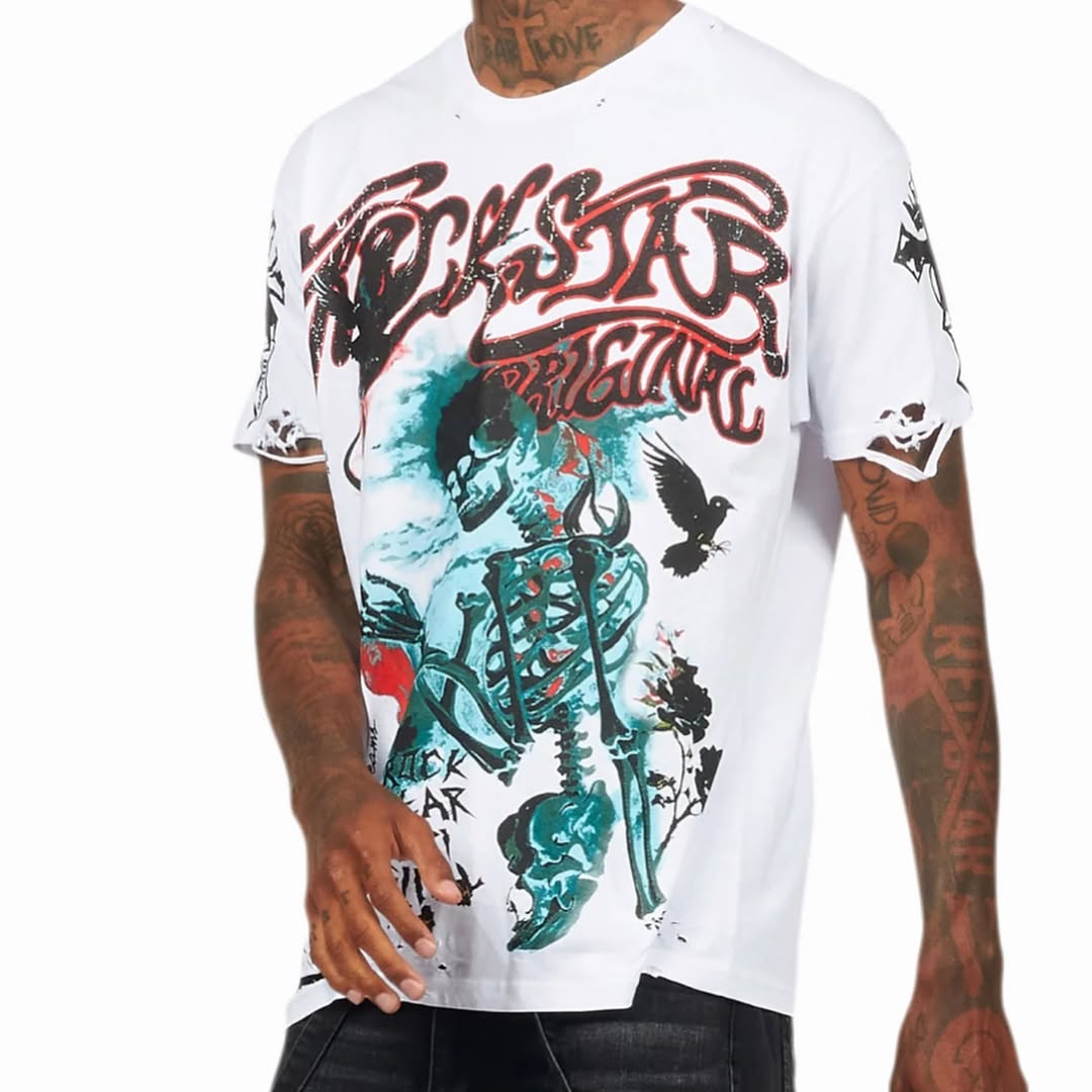 Danby White Graphic Oversized T-Shirt