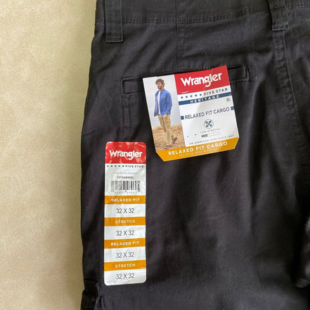 WRANGLER® MEN’S FIVE STAR PREMIUM RELAXED FIT FLEX CARGO PANT