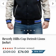 Beverly Hills Cop Detroit Lions Jacket