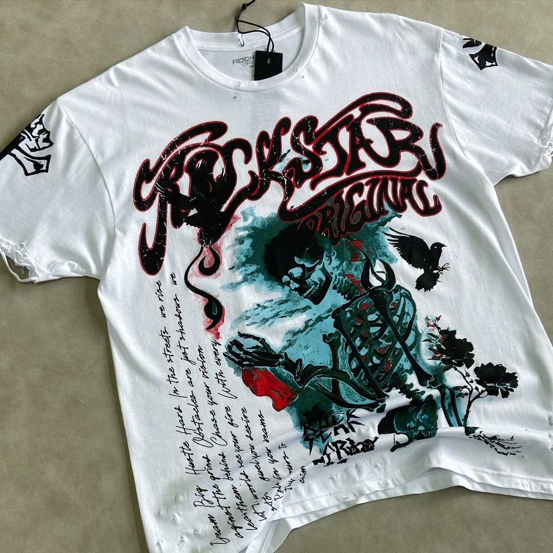 Danby White Graphic Oversized T-Shirt