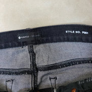 Purple Brand Light Indigo Paint Blowout Jeans