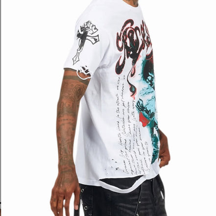Danby White Graphic Oversized T-Shirt
