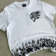 Bubb’e White/ Black Oversized Graphic T-Shirt
