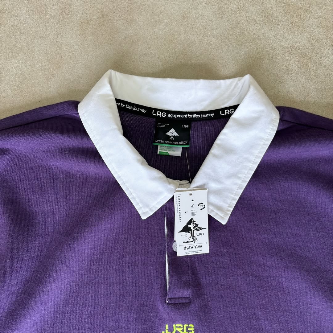 LRG Men’s Knit Polo Collared Shirt
