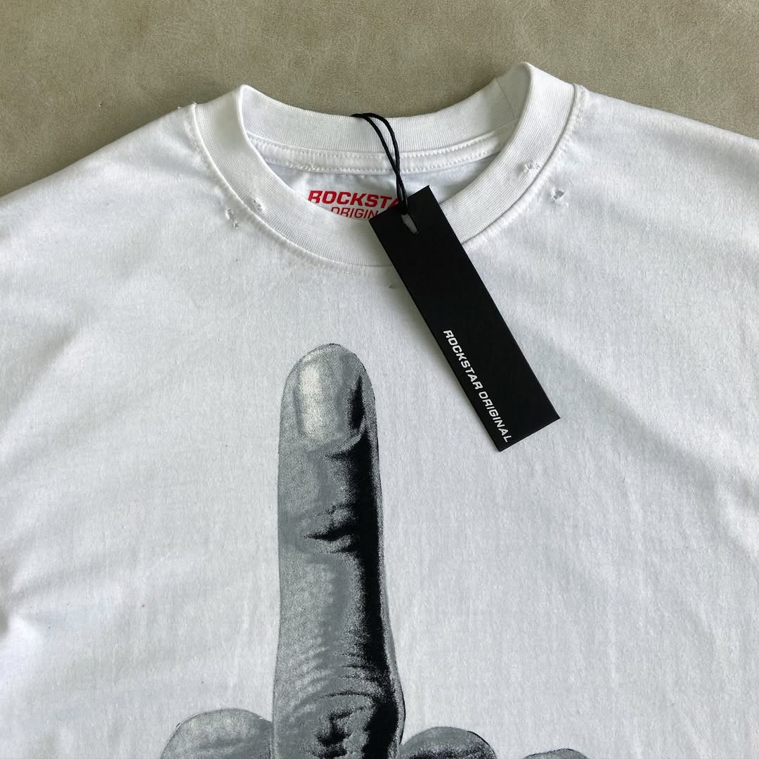 Ummar White Oversized Graphic T-Shirt