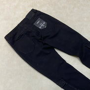MID-RISE SLIM-FIT CARGO JEANS