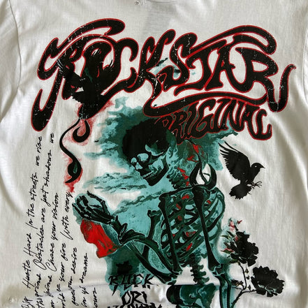 Danby White Graphic Oversized T-Shirt