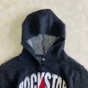 Nasheaka Black Graphic Hoodie