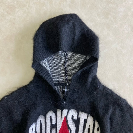 Nasheaka Black Graphic Hoodie