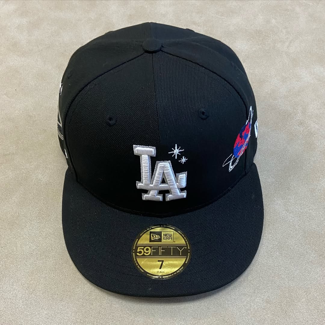 New Era MLB 59fifty Los Angeles Dodgers Planet Icon Cap