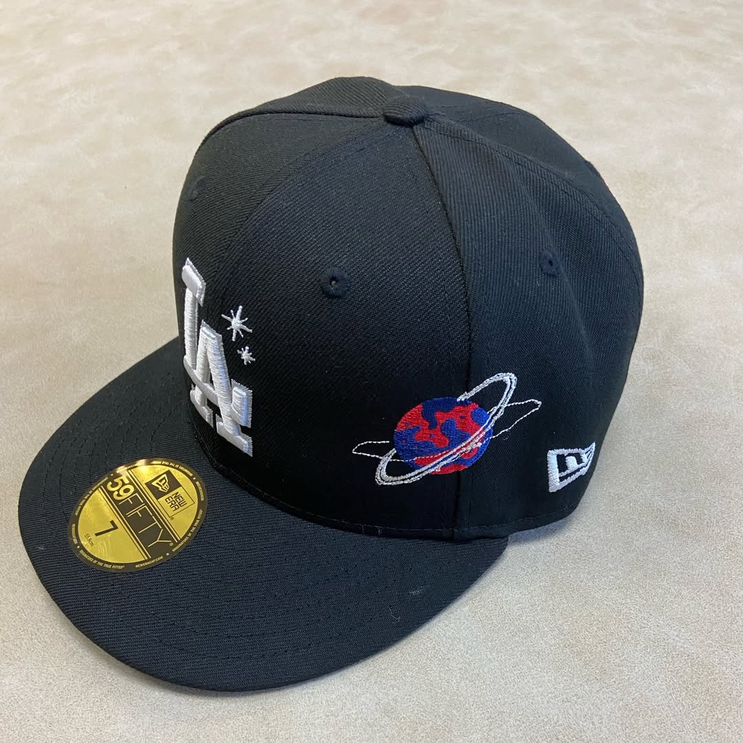 New Era MLB 59fifty Los Angeles Dodgers Planet Icon Cap
