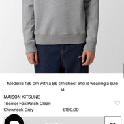 Maison Kitsuné Embroidered Logo Sweatshirt