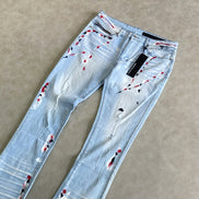 Painted Flared Jeans