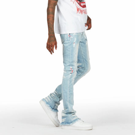 Painted Flared Jeans