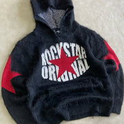 Nasheaka Black Graphic Hoodie