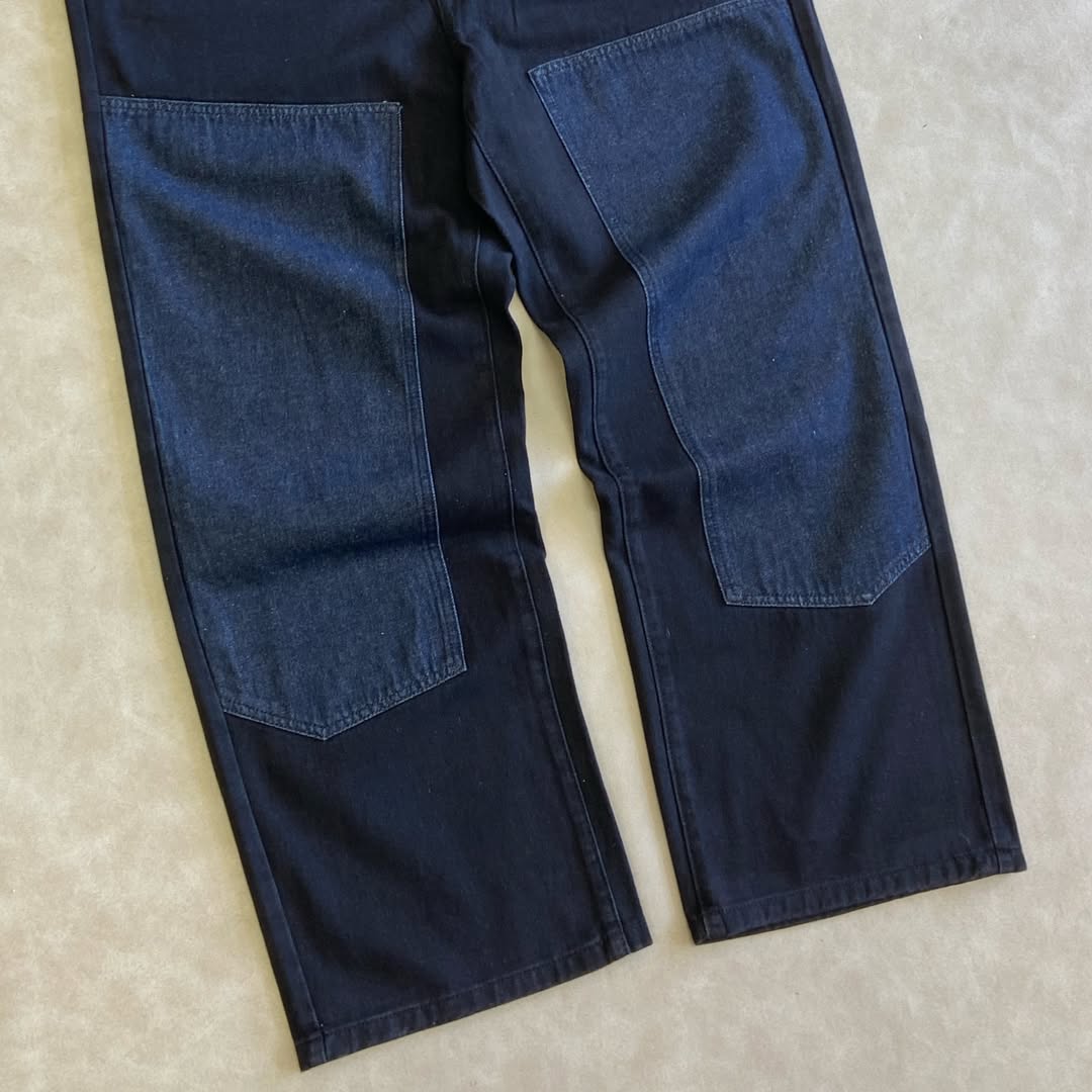 Baggy Raw Panel Jean