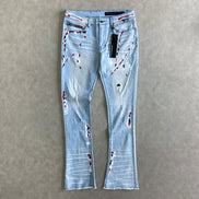 Painted Flared Jeans