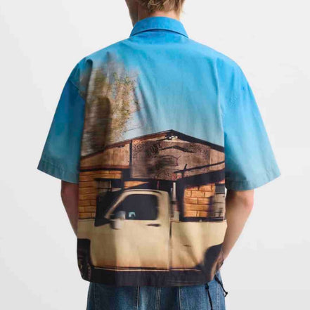Zara Shirt With Photographic Print