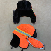 Blaze Orange Trapper Hat
