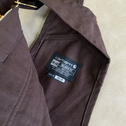 Carhartt Loose Fit Washed Duck Insulated Bib Overall