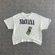 Nirvana Smells Like Teen Spirit Boxy Short Sleeve Shirt