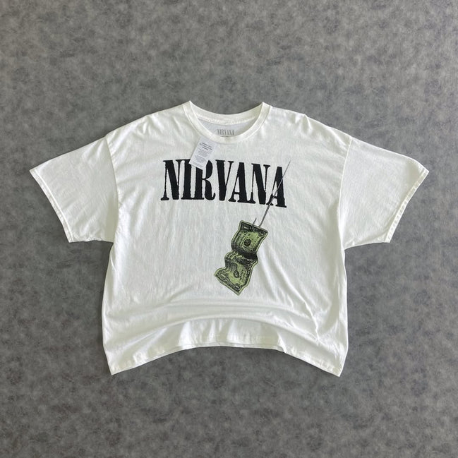 Nirvana Smells Like Teen Spirit Boxy Short Sleeve Shirt