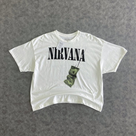 Nirvana Smells Like Teen Spirit Boxy Short Sleeve Shirt