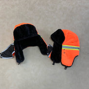 Blaze Orange Trapper Hat