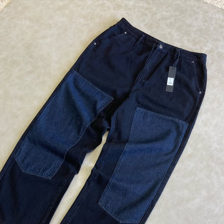 Baggy Raw Panel Jean