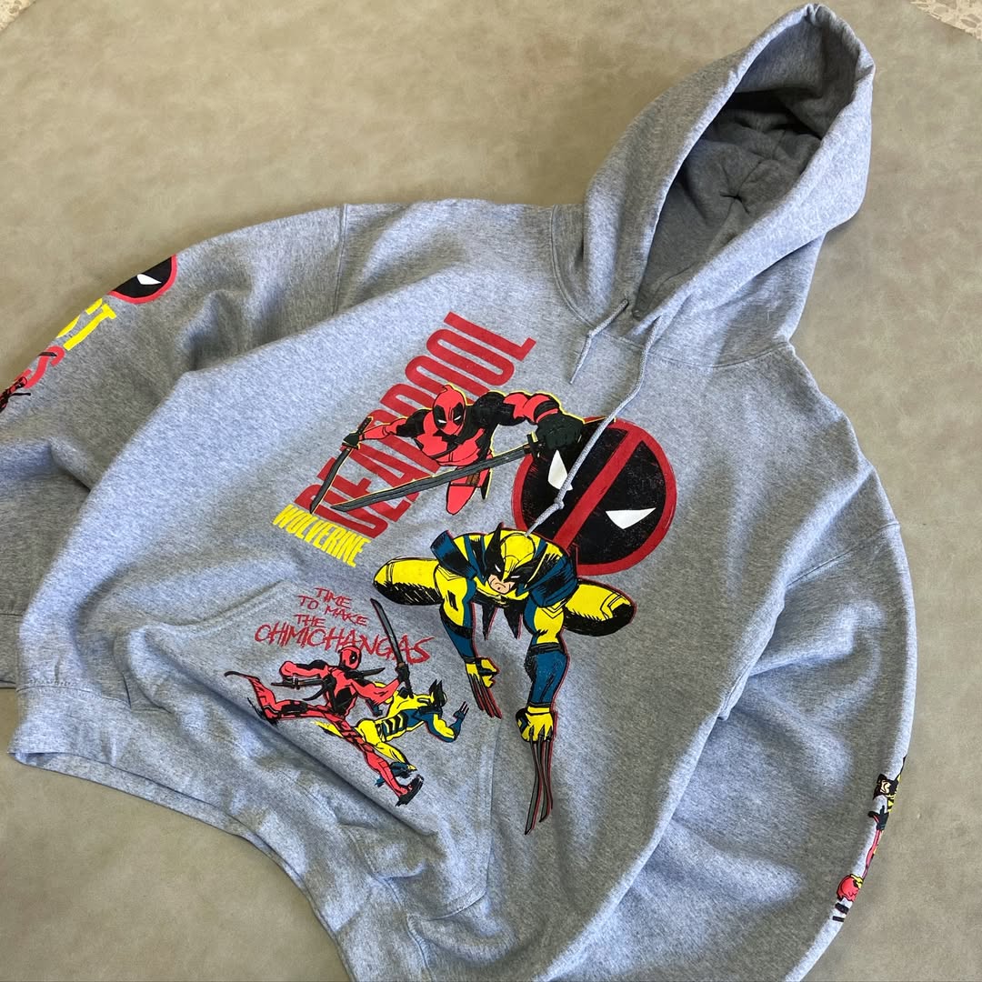 Marvel Hoodie Deadpool x Wolverin