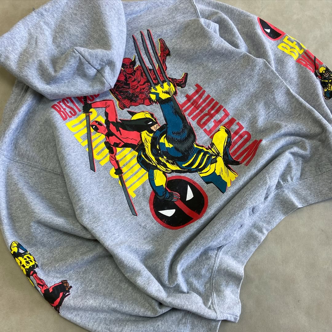Marvel Hoodie Deadpool x Wolverin