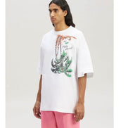 Palm Angels UPSIDE DOWN PALM-PRINT T- SHIRT