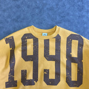 1998 Graphic Cropped Crew Neck Pullover