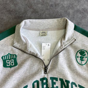 Florence Graphic Half Zip Pullover Sweatshirt