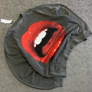 Long-Sleeved Shirt With Lip Print