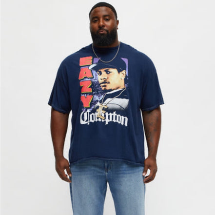 Eazy E and Compton Boxy Short Sleeve Shirt