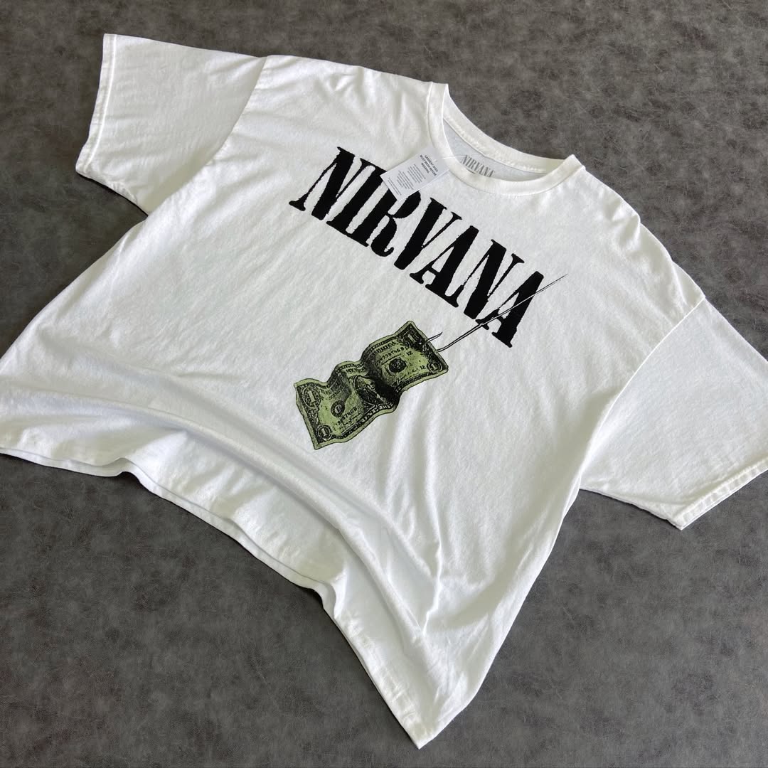 Nirvana Smells Like Teen Spirit Boxy Short Sleeve Shirt