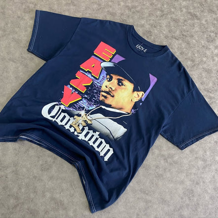 Eazy E and Compton Boxy Short Sleeve Shirt