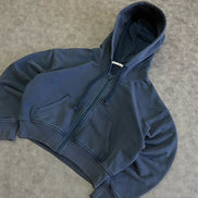 ACNE STUDIOS HOODED ZIPPER SWEATER