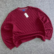 Club Room  Quilted Crewneck Sweatshirt