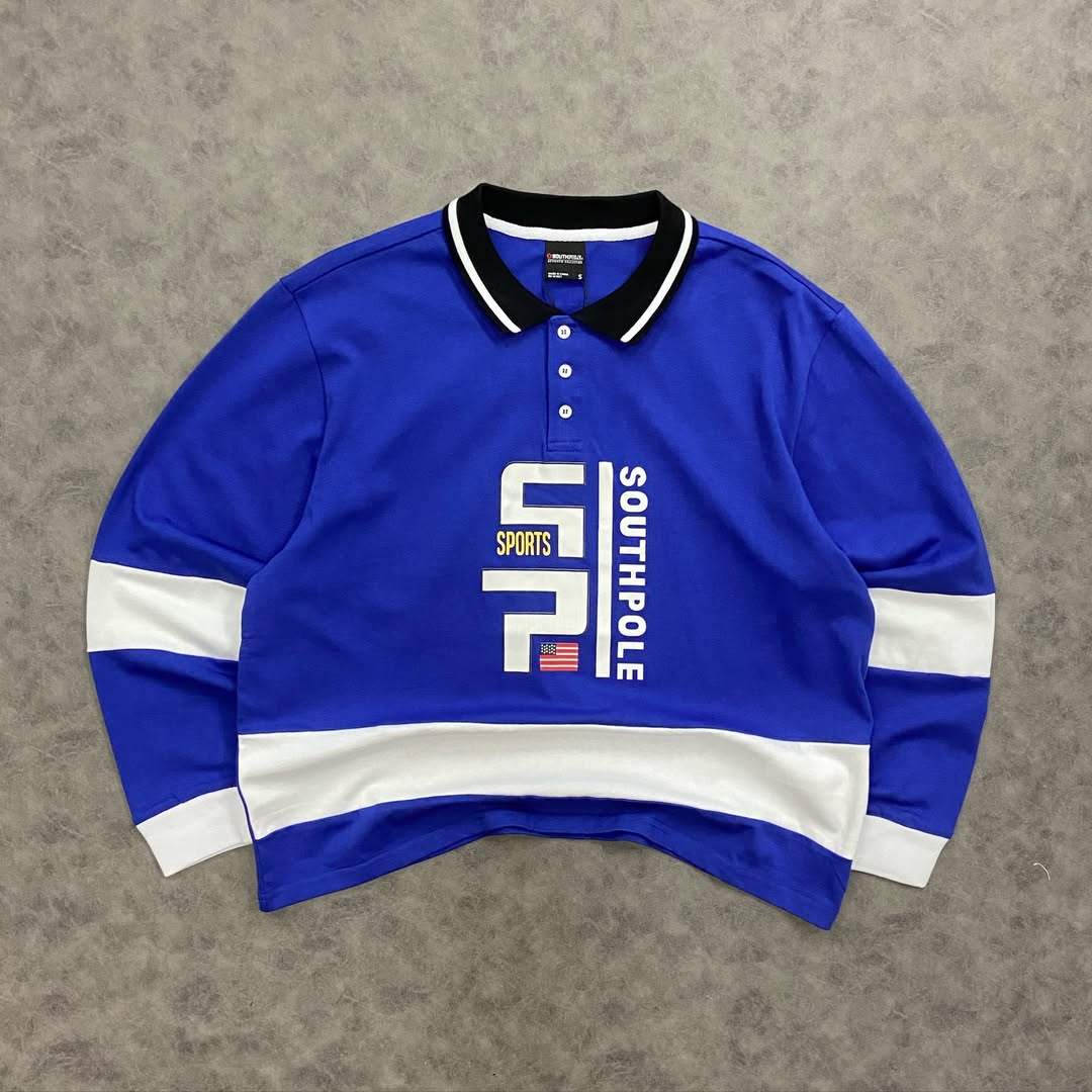 Southpole Long Sleeve Logo Polo