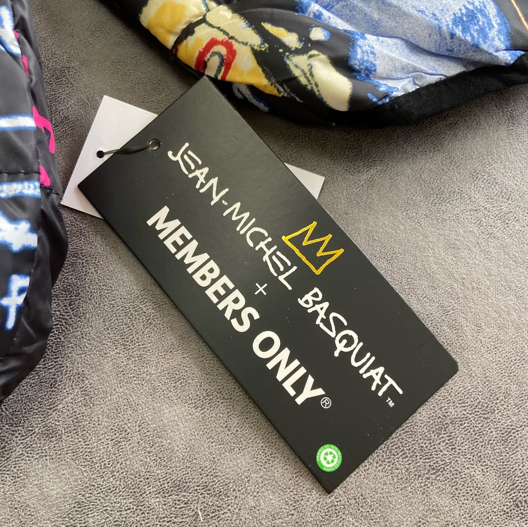 Members Only Jean Michel Basquiat Puffer Jacket