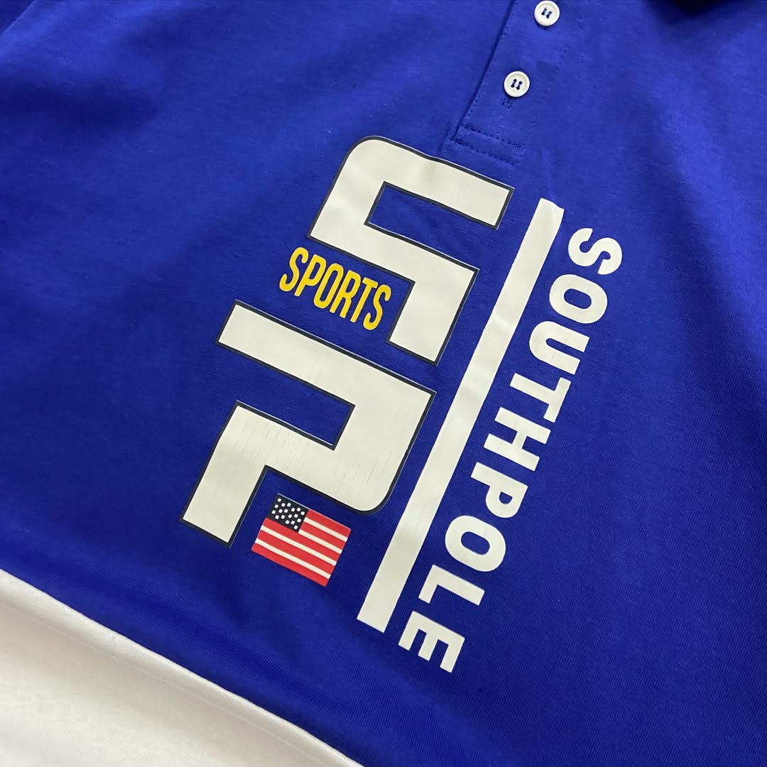 Southpole Long Sleeve Logo Polo