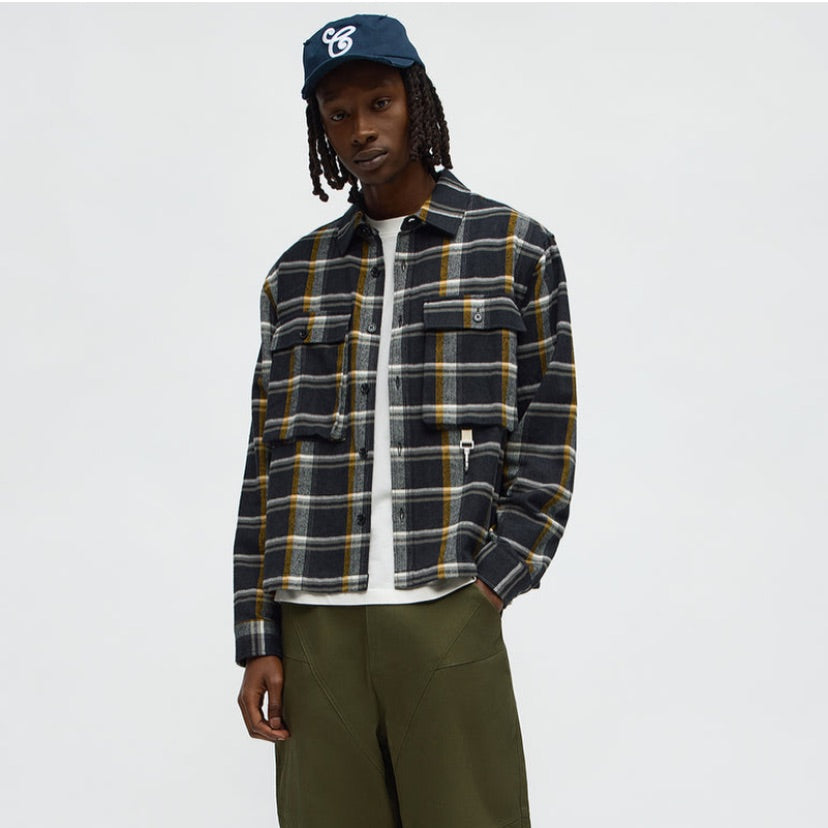Cropped Flannel Hardware shirt