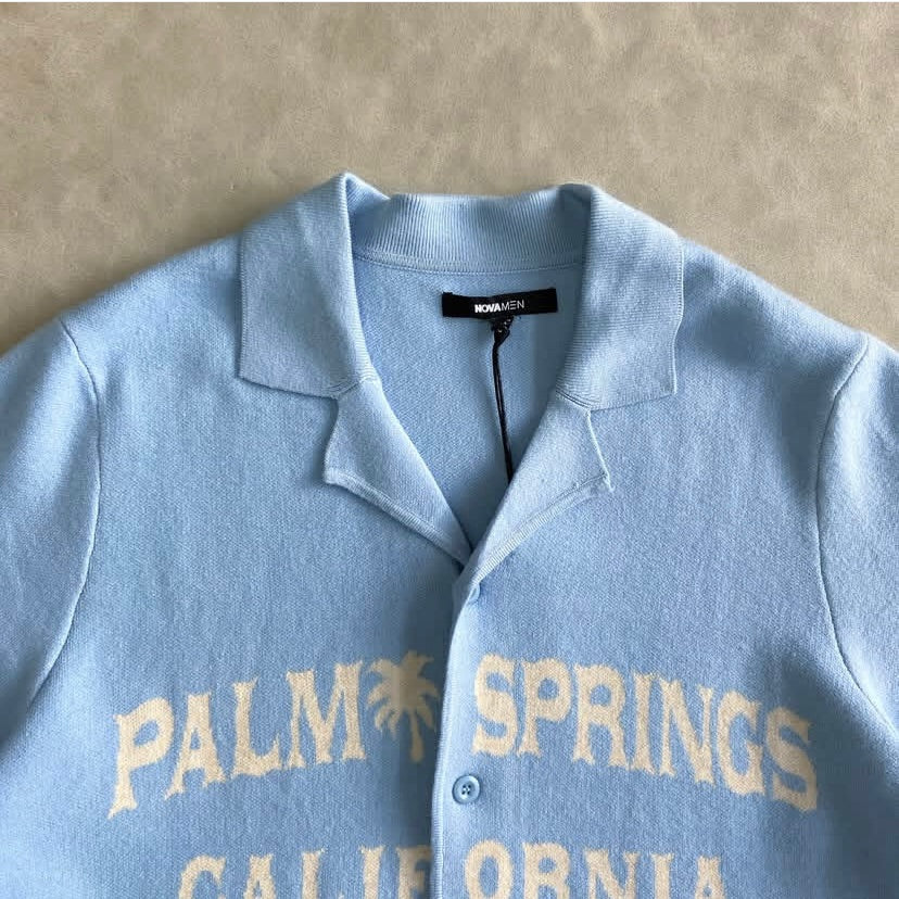 Palm Beach Club Short Sleeve Knitted Cuban
