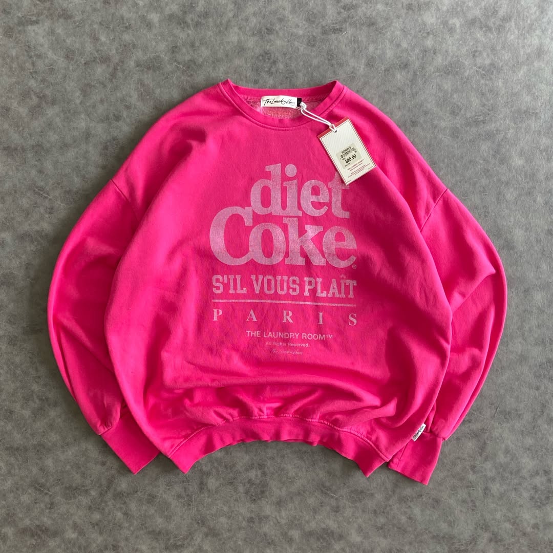 Diet Coke Pink Crewneck